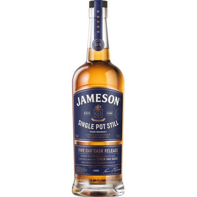 Jameson Single Pot Still Five Oak Cask Release 46% 0,7 l (holá láhev)