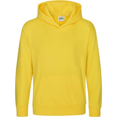 Just Hoods dětská mikina s kapucí žlutá