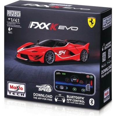 Maisto RC die-cast metal FXX-K EVO RTR 1:41 2,4GHz USB Bluetooth 5.0