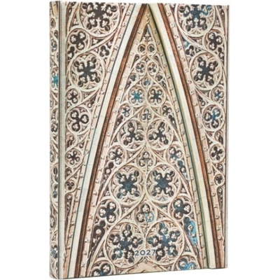 Vault of the Milan Cathedral Duomo di Milano Mini 12-Month Hardcover Dayplanner Wrap Closure Horizontal Paperblanks 2027