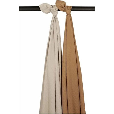 Meyco Mušelínové Sand/toffee 2 ks
