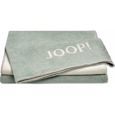 Biederlack JOOP! Melange Doubleface Jade-Natur pléd 150x200