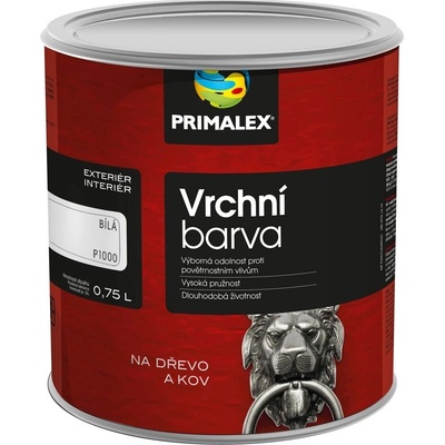 Primalex Vrchná farba lesklá 0,75 l P8850 červená višňová