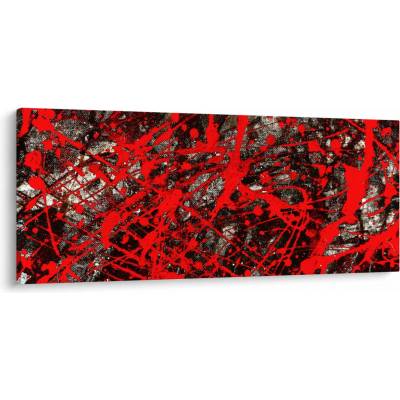 Obraz - Expresívne abstrakcie, jednodielne 120x50 cm