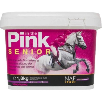 NAF Pink Powder Senior probiotika s vitamíny pro starší koně 0,9 kg
