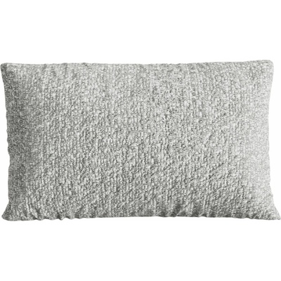 Micadoni Šedý bouclé polštář Nuria 60x40