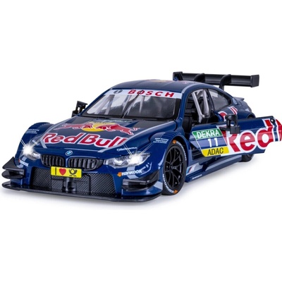 JAMARA BMW M4 DTM kovový model 1:24 modrý s osvětlením a zvuky