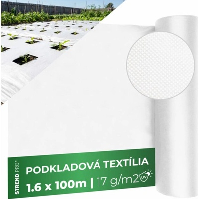 STREND ROLL netkaná textilie 1,6 x 100 m 17 g/m²