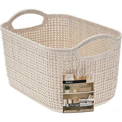 Storage Solutions Úložný kôš Beige 2 16 x 14 x 24 cm