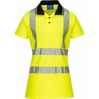 Portwest LW72 Dámske Pro Polo tričko S Žltá/Čierna