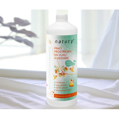 Natuty Prací gel na vlnu a hedvábí 1 l 50 PD