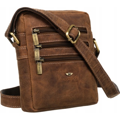 Peterson pánské crossbody PTN 250-NSH hnědá