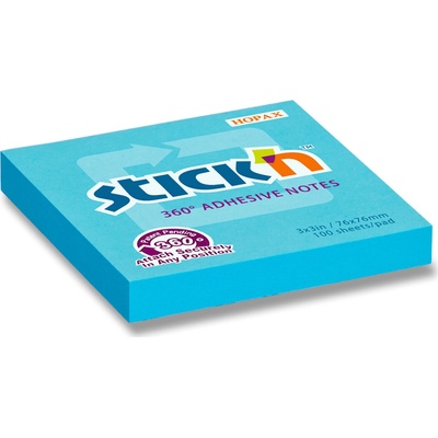 Hopax Stick'n Notes 360° modrý 76 x 76 mm 100 listů – Hledejceny.cz