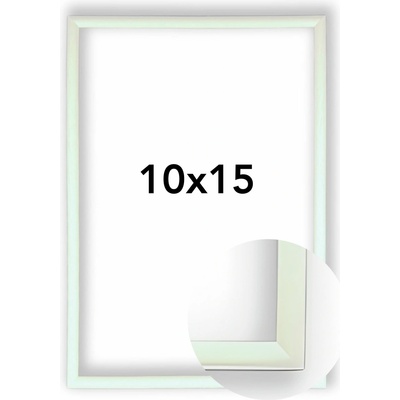 Fotorámeček Vídeň Rozměr: 10 x 15 cm, Barva: Bílá, Typ zasklení: Plexi
