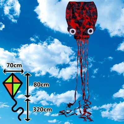 D&P Šarkan chobotnica červená škvrnitá