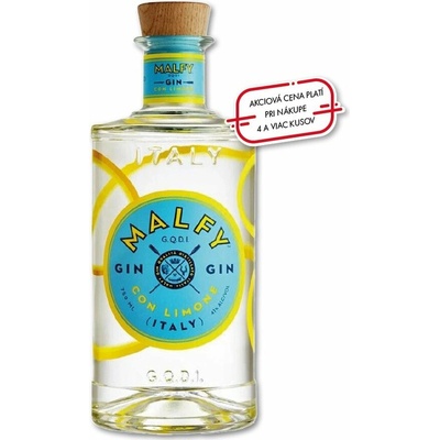 Malfy Limone Gin 41% 0,7 l (čistá fľaša)