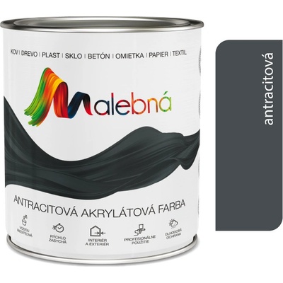 CHEMOLAK Malebná 0182 antracitová 2,5L