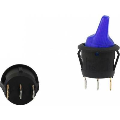 TNG Páčkový vypínač ON-OFF 3PIN Led modrý PP-WL-158
