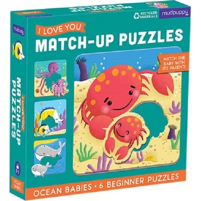 Mudpuppy Match-Up Mláďata z oceánu 12 dílků – Hledejceny.cz