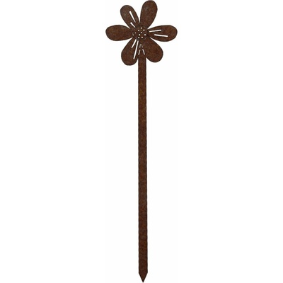 CORGARDEN Zahradní dekorace květina 1, 65 x 16 cm, corten CORGARDEN 1053 – Hledejceny.cz