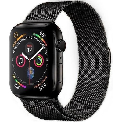 SES Elegantní kovový pásek pro chytré hodinky Apple Watch 45 mm 7.série - černý 9931 – Hledejceny.cz