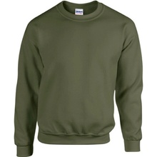 Gildan pánska mikina bez kapucne G18000 Military Green