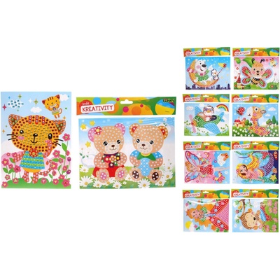 MFP 8882329 Kreativní set vánoční přání s kamínky + obálka140x230mm