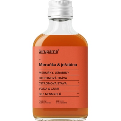 Sirupárna Domácí Meruňka & Jeřabina Sirup 100 ml
