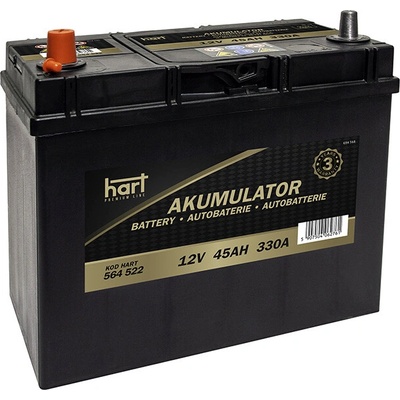 Hart 12V 45Ah 330A 564 522 – Hledejceny.cz