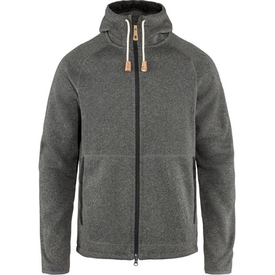 Fjällräven Övik Fleece Hoodie W tmavo sivá