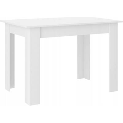 Framire Jídelní stůl pro 4 osoby bílý 120 x 80 x 75 cm Modern A3 – Hledejceny.cz