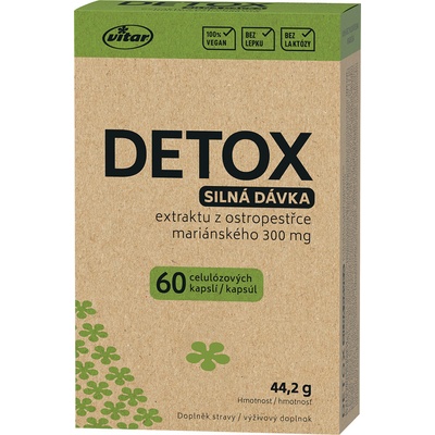 Vitar Detox Silná dávka 60 kapsúl
