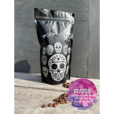 Los Muertos Výběrová káva Brasilia Bob o link Mirim jemně mletá na Espresso 250 g