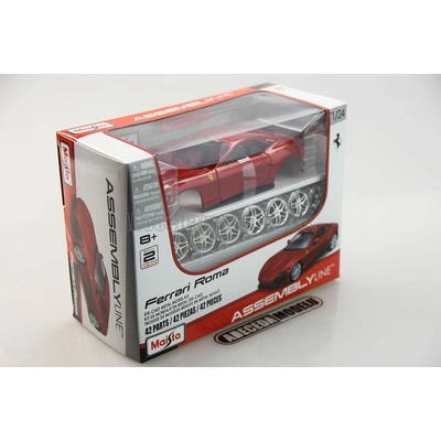 Maisto Kit FERRARIFerrari Romamodel ke skládáníčervená 1:24