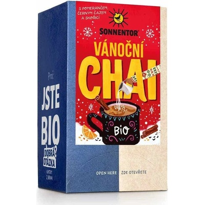 Sonnentor Chai vianočný BIO 18 vrecúšok