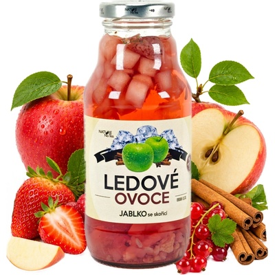 Nature Notea Ledové ovoce jablko se skořicí 330 ml