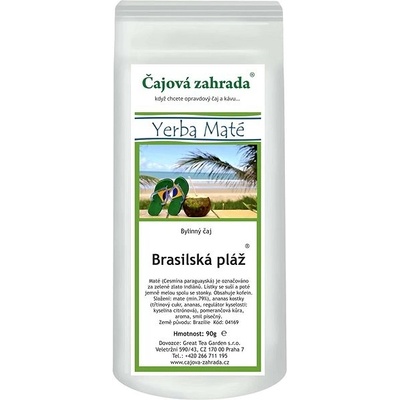 Čajová zahrada Maté Brasilská pláž mate čaj 90 g