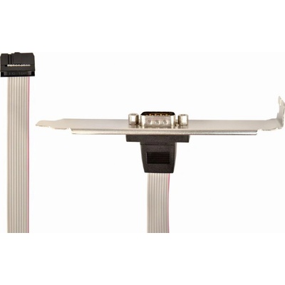 Gembird DB9 serial port receptacle on bracket