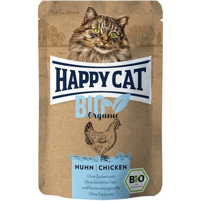 Happy Cat Bio kuře 12 x 85 g