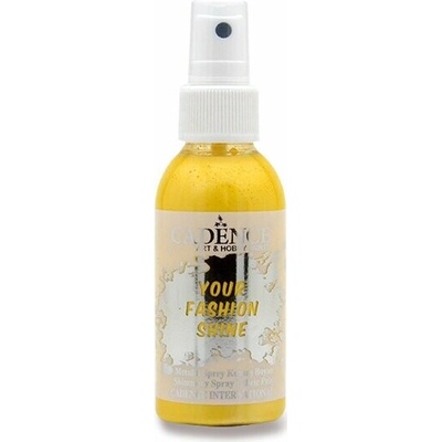 Cadence Your Fashion Shine farby na textil 100 ml zlatožltá