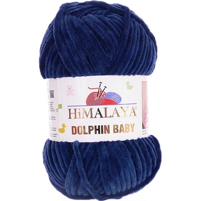Himalaya Příze Dolphin Baby 80321 -tmavomodrá