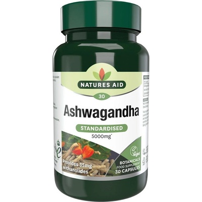 Natures Aid Ashwagandha 30 kapslí