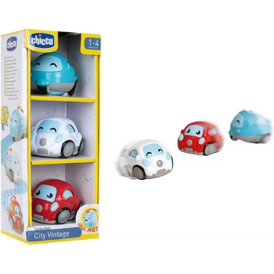 CHICCO Mini autíčka Vintage 3ks