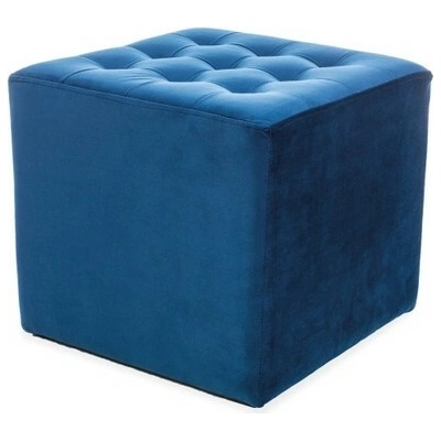 Signal Taburet Lori Velvet, modrá