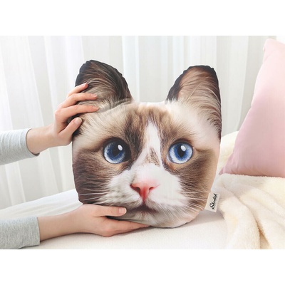 Škodák 3D vankúš mačka ragdoll 25x20