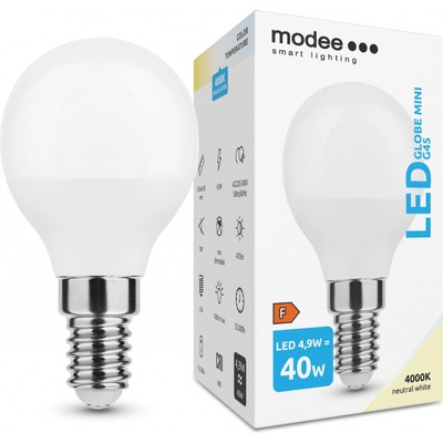 Modee LED Globe Mini G45 4,9W E14 neutrálna biela
