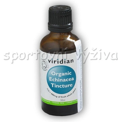 Viridian Echinacea Tincture Organic Tinktura z Echinacey Bio 50 ml