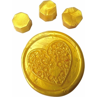 Creatissimo Vosk pro pečetění 30 g Metalická zlatá 80205