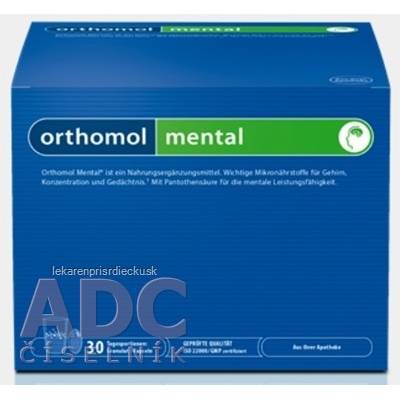 Orthomol MENTAL granulát+3 kapsuly 30 denných dávok