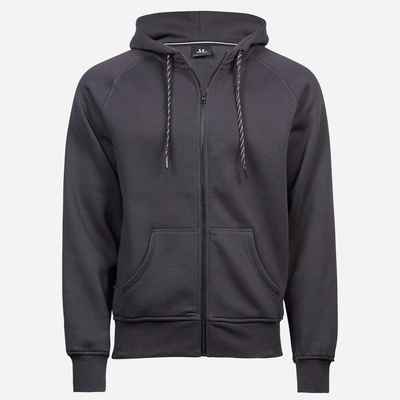 Tee Jays mikina s kapucňou Tmavosivá